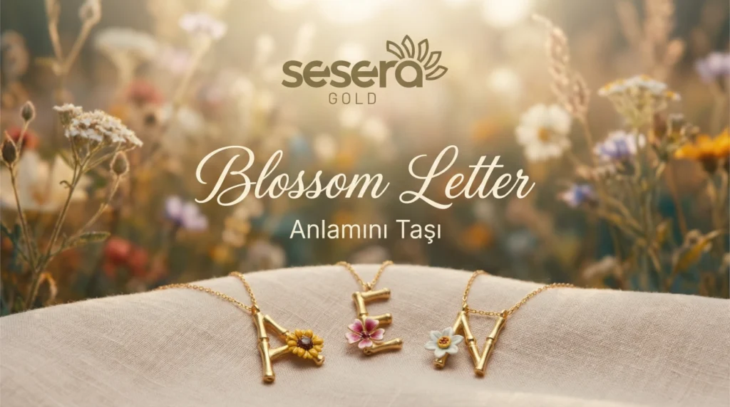 blossom letter - anlamını taşı kuk family sesera gold